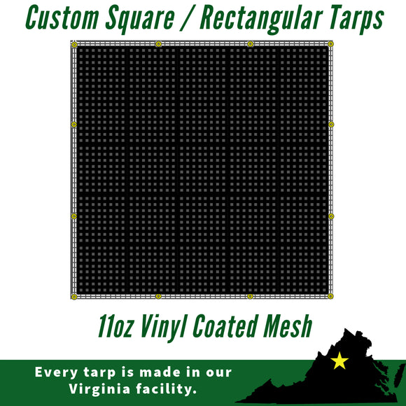 Square / Rectangle Tarp Builder - Mesh